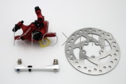 Set freno xtech rosso per Xiaomi 